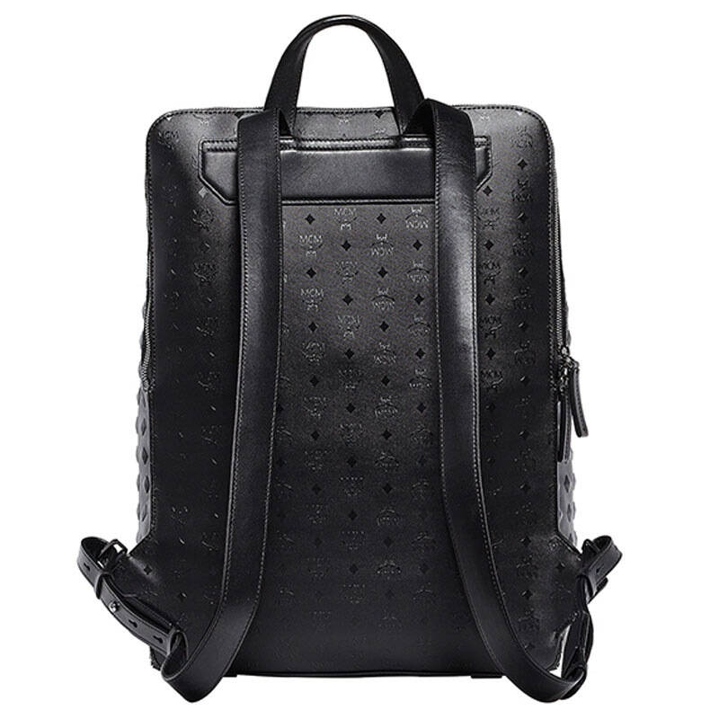 mcm 黑色男士牛皮双肩包 mmk5sxo65bk001