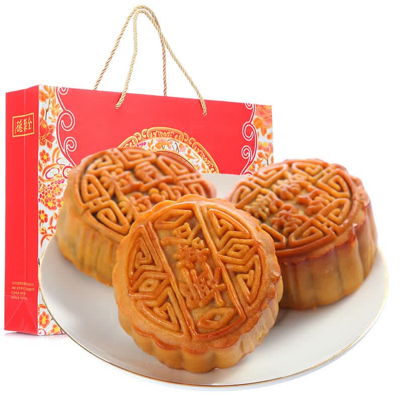 全聚德 福瑞中秋礼盒月饼640g