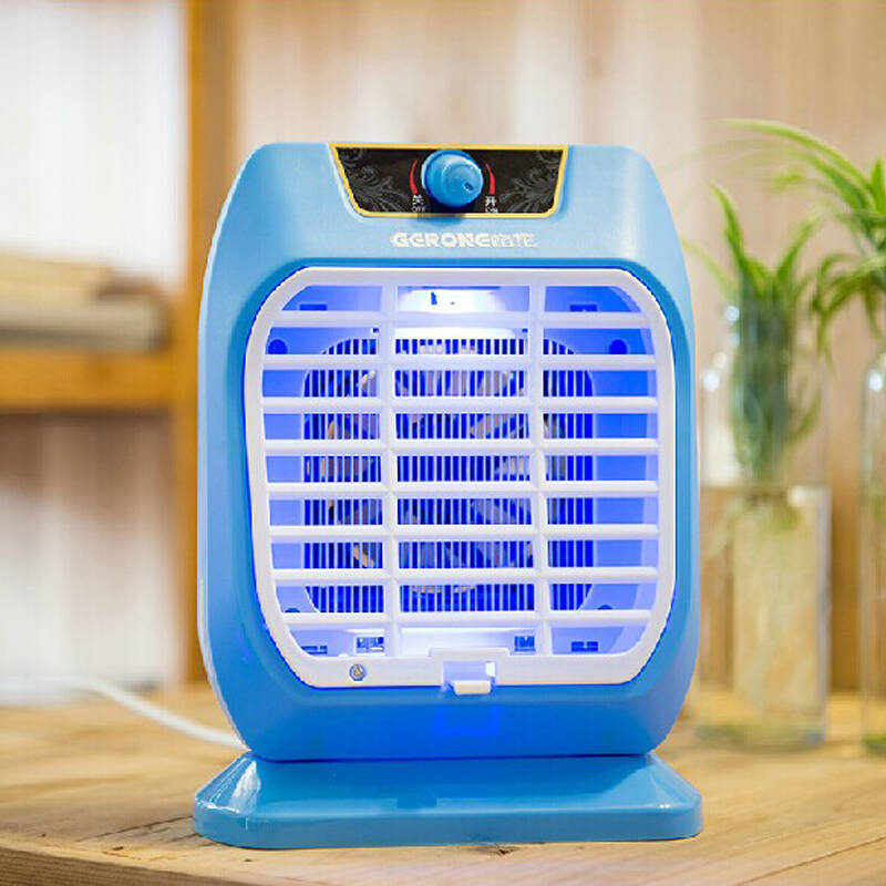 格龙led灭蚊器 灭蚊灯 电子灭蝇器 光触媒led节能灭蚊器捕蚊器 蓝色