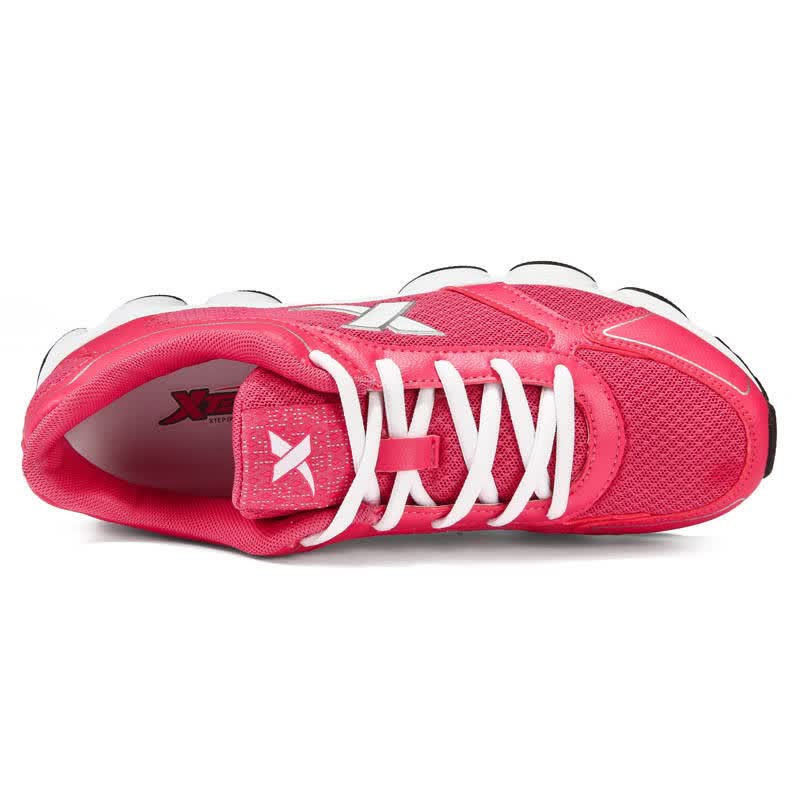 特步女鞋 跑步鞋女款 春夏季轻质透气网面防滑耐磨跑鞋 都市潮流休闲