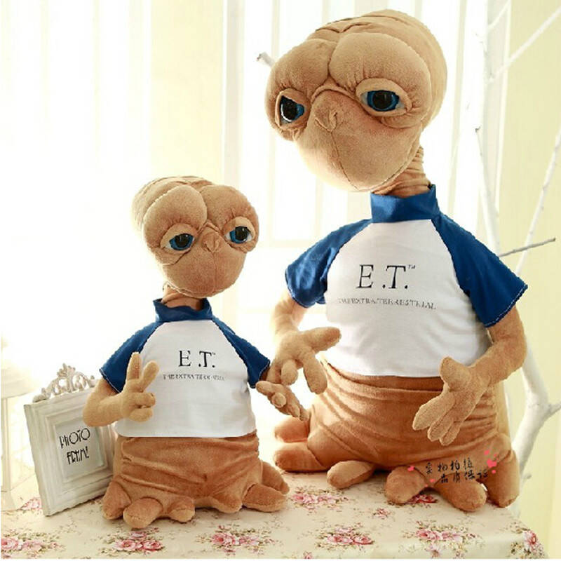 唯米 大号et外星人毛绒玩具玩偶娃娃抱枕公仔女朋友个性生日礼物 巧克