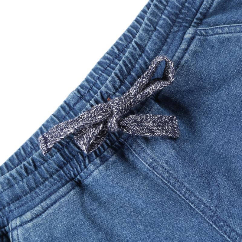 真维斯女装 春装 时尚舒适橡筋腰头针织牛仔裤jw-54-281506 8640 海