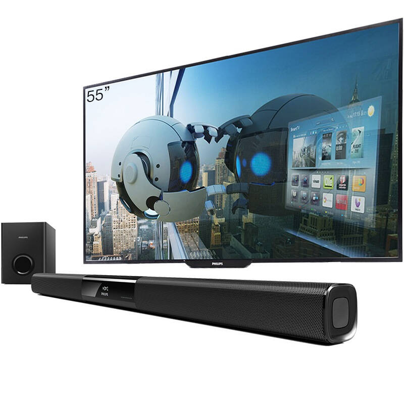 飞利浦 55英寸超高清智能电视 飞利浦5.