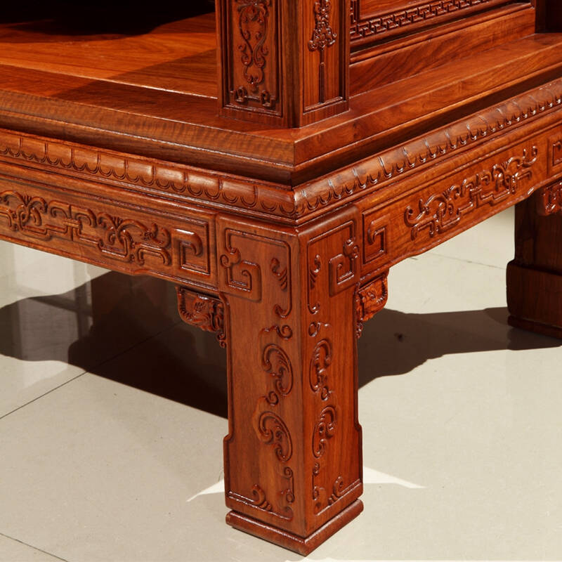 蠡口馆 红木家具 象头沙发组合 沙发10件套 组合 - 京东