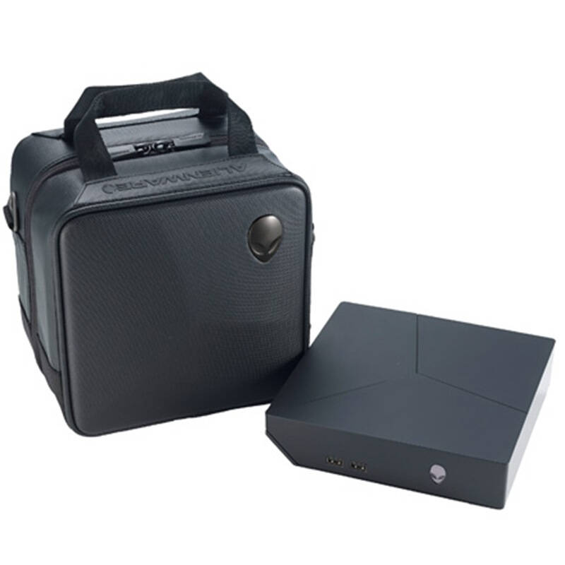 外星人(alienware)外星人阿尔法时尚酷黑尼龙面料游戏手提包