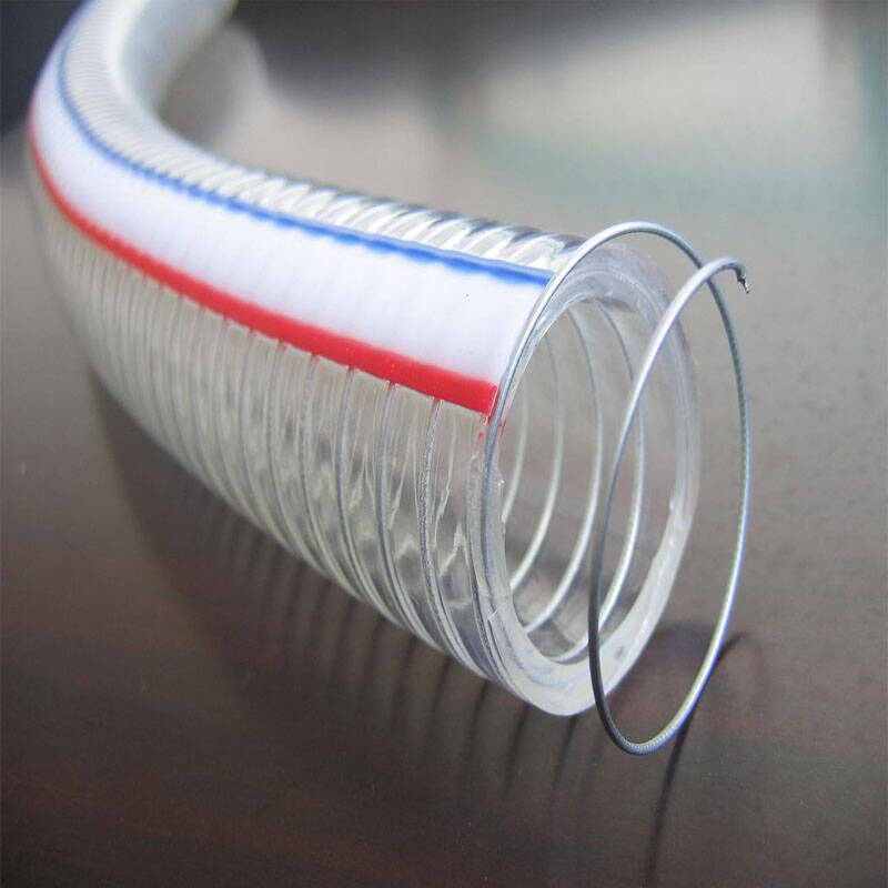 锦枫pvc钢丝管 透明钢丝增强 抽水管10mm/13/16/19/25/32/38/4 内径