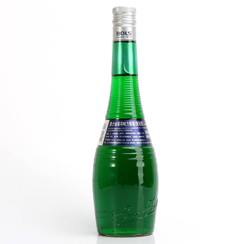 洋酒bols 波士力娇酒 利口酒鸡尾酒调酒基酒 波士 绿薄荷力娇酒700ml