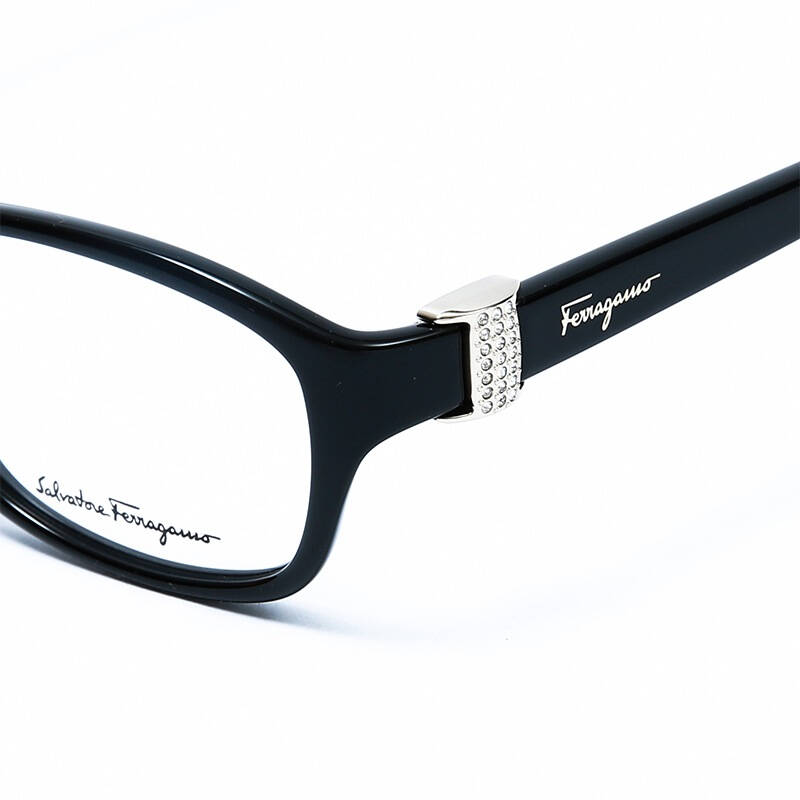 ferragamo 菲拉格慕 中性板材黑色镜框近视镜框眼镜光学镜架 sf2653r