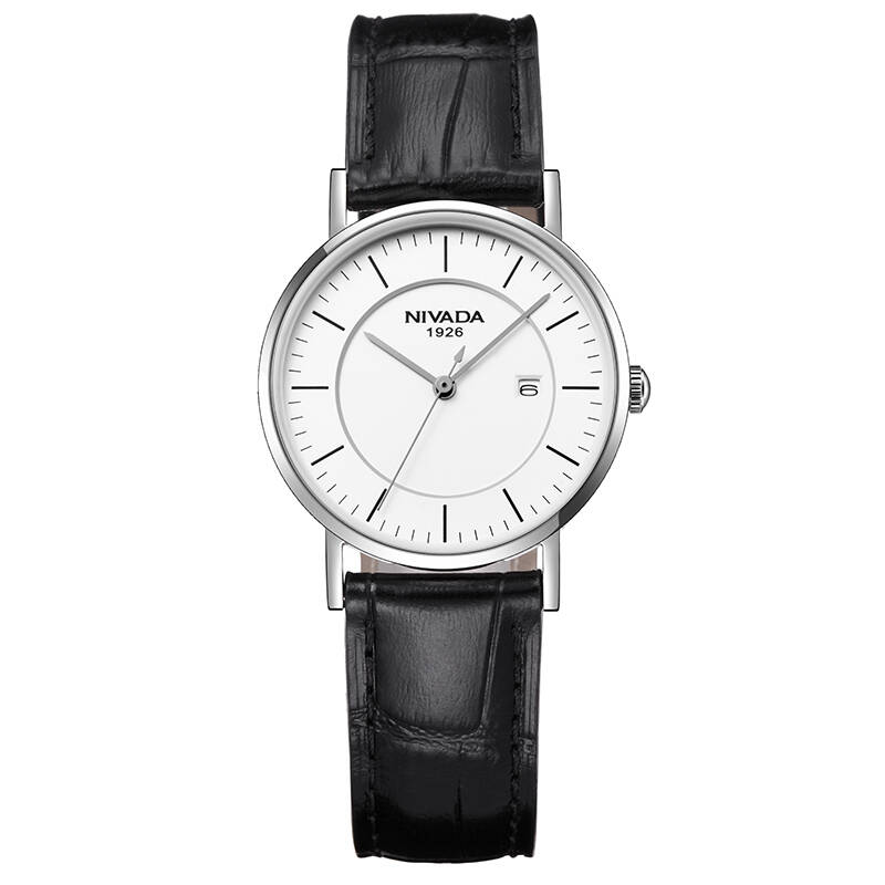 尼维达(nivada)手表商务简约大三针石英皮带女士手表lq8058-106110