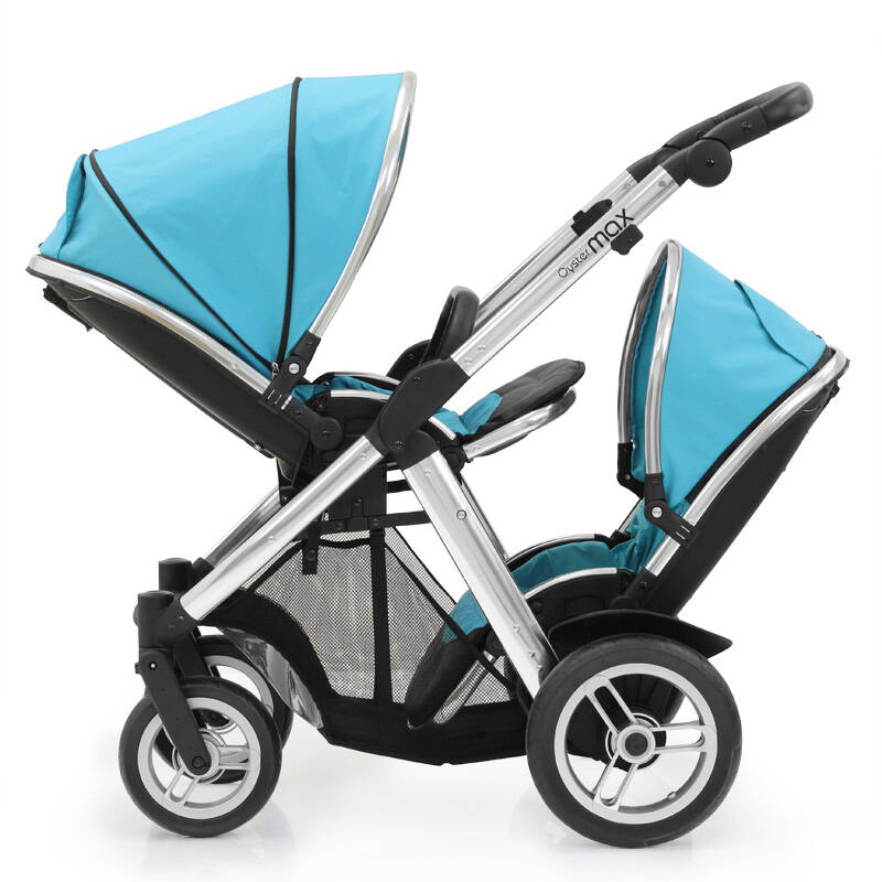 英国babystyle oyster-lite2 max双子星双胞胎婴儿推车 碧玉绿