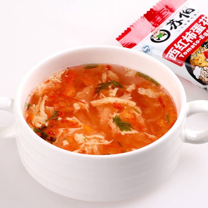 苏伯汤紫菜西红柿菠菜蛋花汤20包 冲饮速食速溶汤方便零食品 4口味