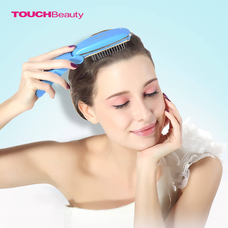 【按摩舒缓】渲美(tb)电动卷发器 按摩梳子男女防静电美发梳