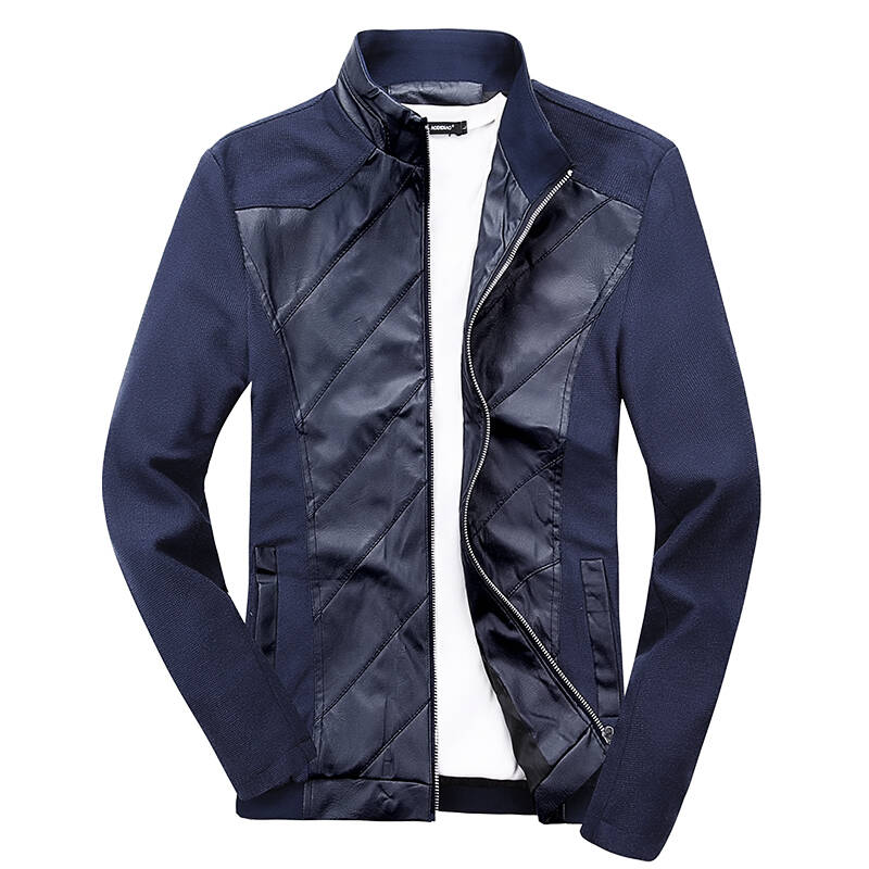 舒适皮衣皮夹克 时尚潮流机车服 机甲服【己有加绒加厚冬款皮衣】