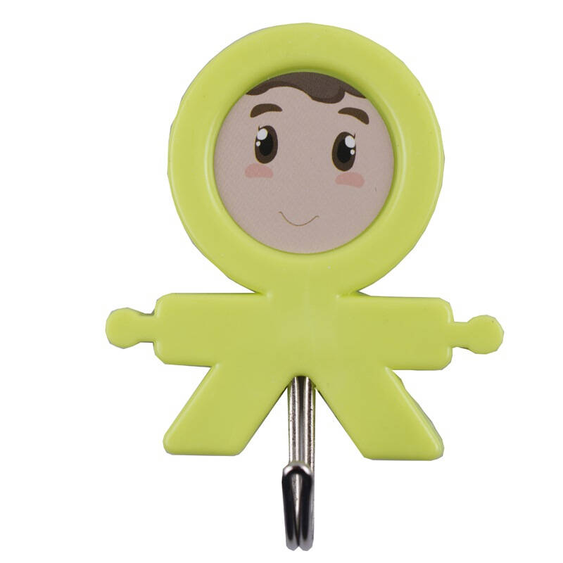 【京东超市】三美优家 简约时尚卡通粘钩 挂钩 3只装 承重1.5kg 1276