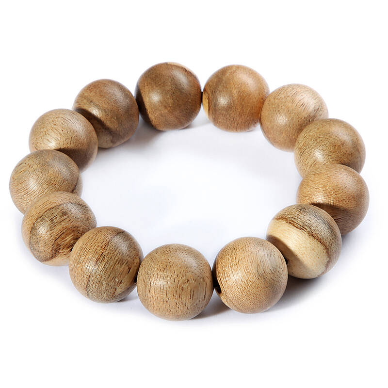 禅境工坊 越南芽庄白木沉香手串手链佛珠男款 15mm*14珠