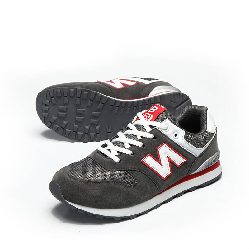 旺迪2014z字鞋男女运动鞋韩版鞋情侣休闲鞋透气鞋百搭跑步鞋球鞋 深灰