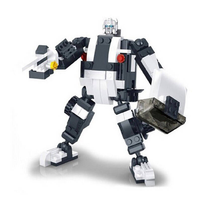 星钻拼装积木积变战士积木玩具塑料拼插模型酷垒式益智玩具 81509旋风