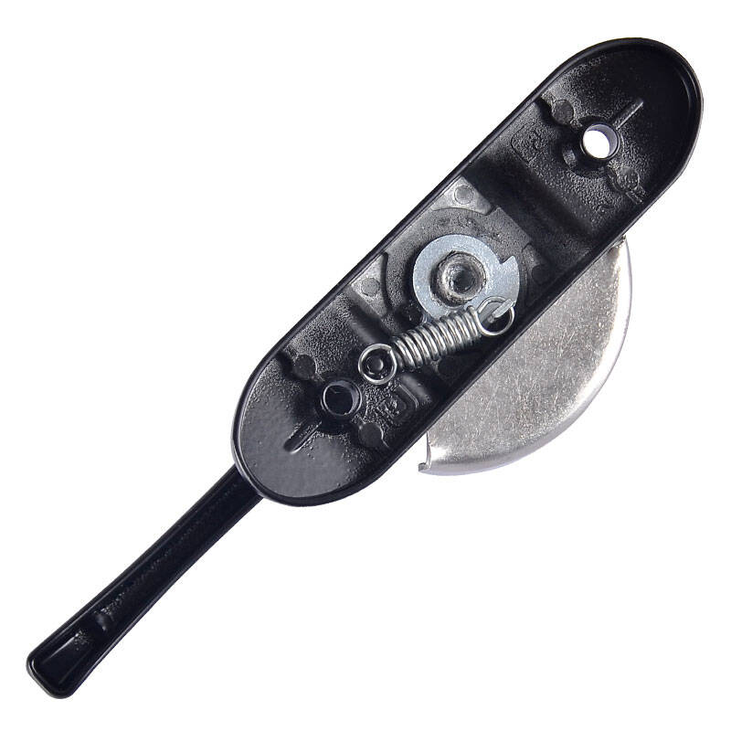 春光 铝合金门窗月牙锁防盗安全锁 推拉窗户锁扣锁钩 90月牙锁(黑色)