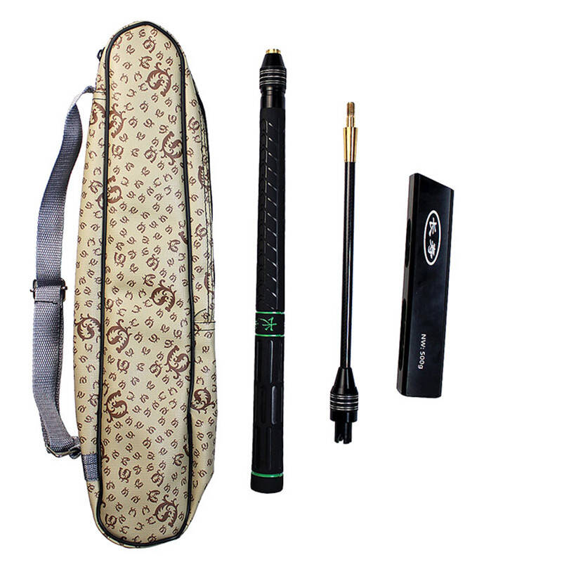 牌门球棒 3节伸缩式 橡胶手柄 碳素下杆 配68度角头 锤头 槌头 门球杆