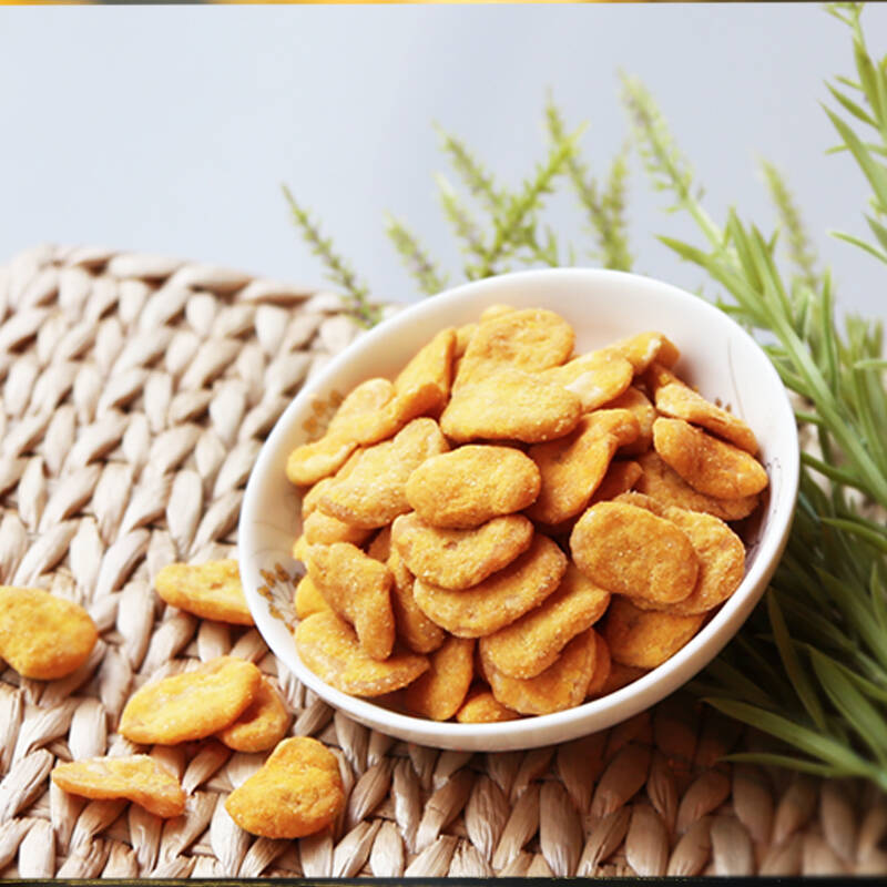 【三只松鼠_蟹香蚕豆205g】休闲零食特产炒货小吃蚕豆蟹黄味