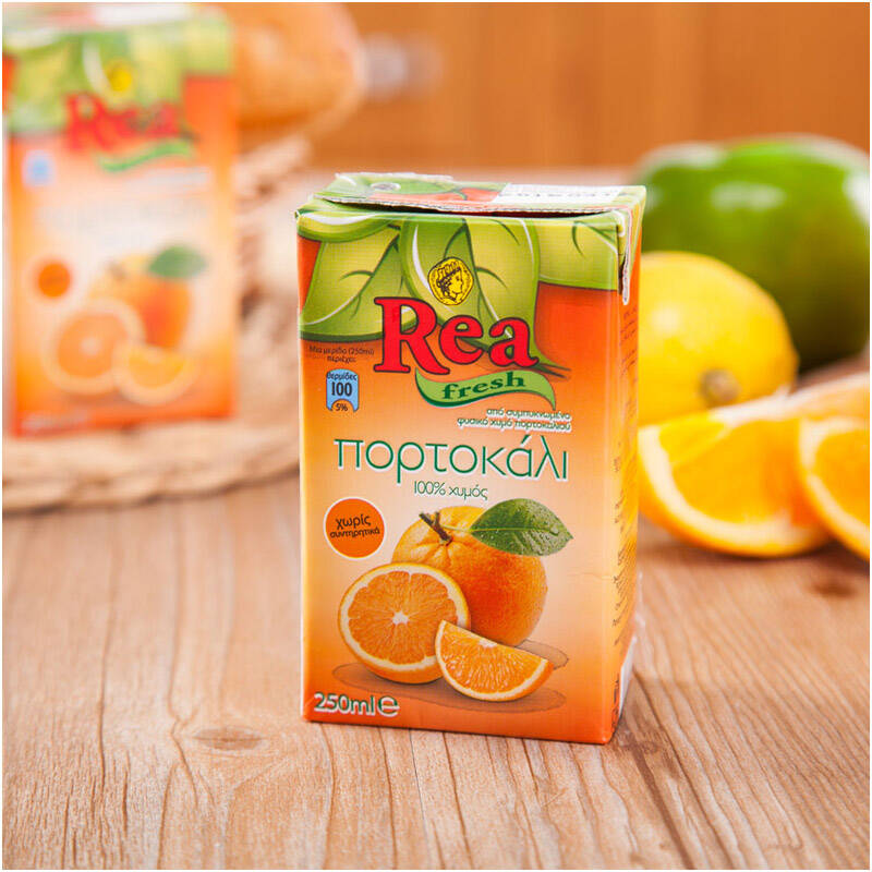 【rea】莉亚橙汁250ml*27整箱装 希腊原装进口果汁