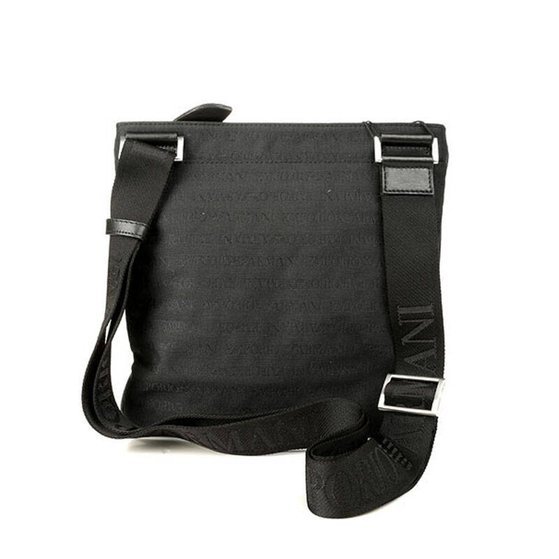 阿玛尼男包 emporio armani/ea 男士斜挎包单肩包 90102 黑色