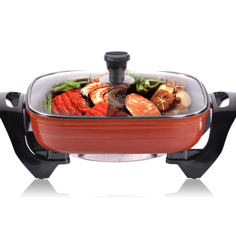 苏泊尔 家用多功能电火锅电热锅不粘锅电炒锅韩式电锅电煮锅电煎锅