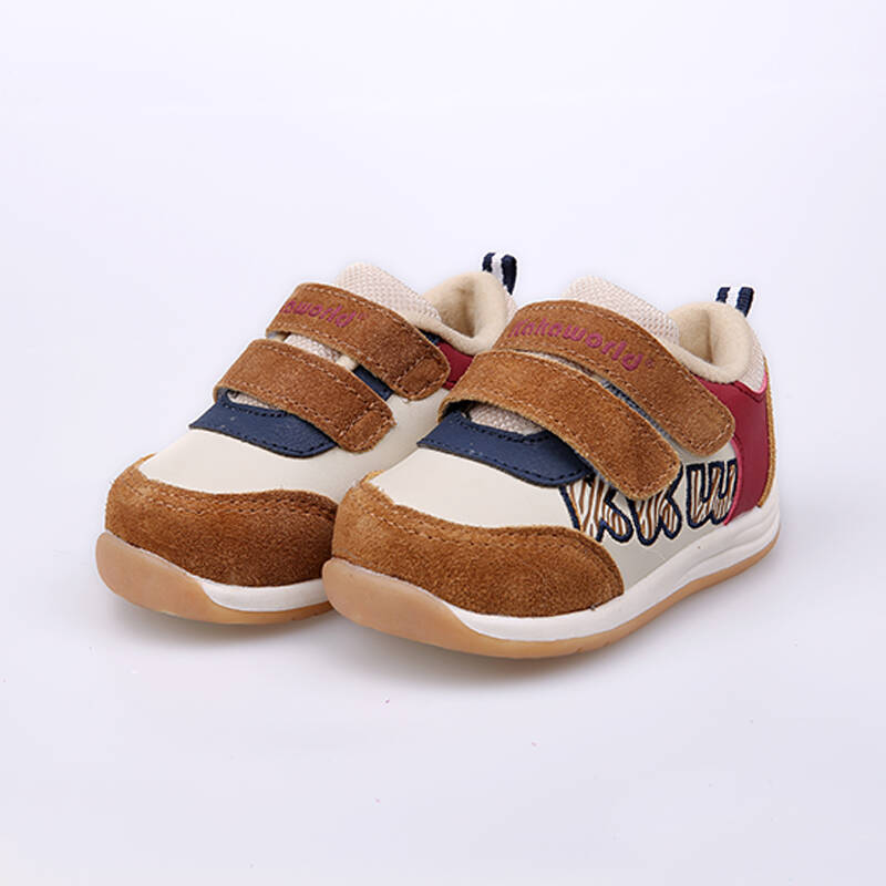 kakaworld 儿童健康机能鞋 软底婴幼儿学步鞋 运动鞋 ka202 米白色 25