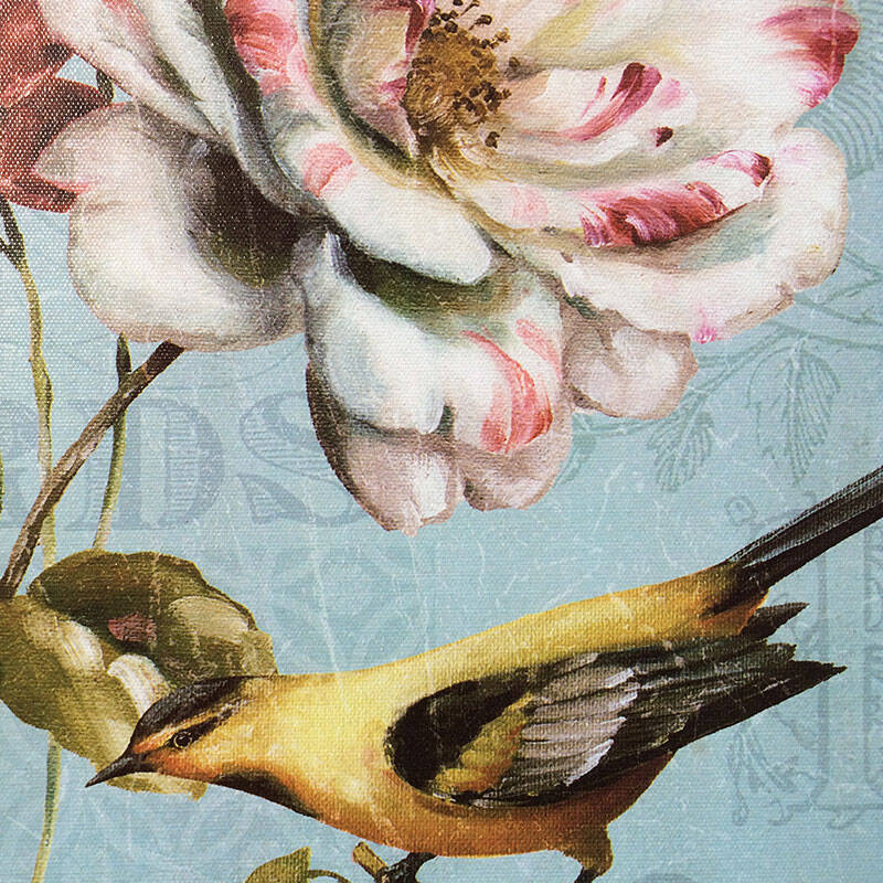 山迪客厅装饰画欧美田园风格餐厅挂画墙壁画 夏花香槟框三件套50x60