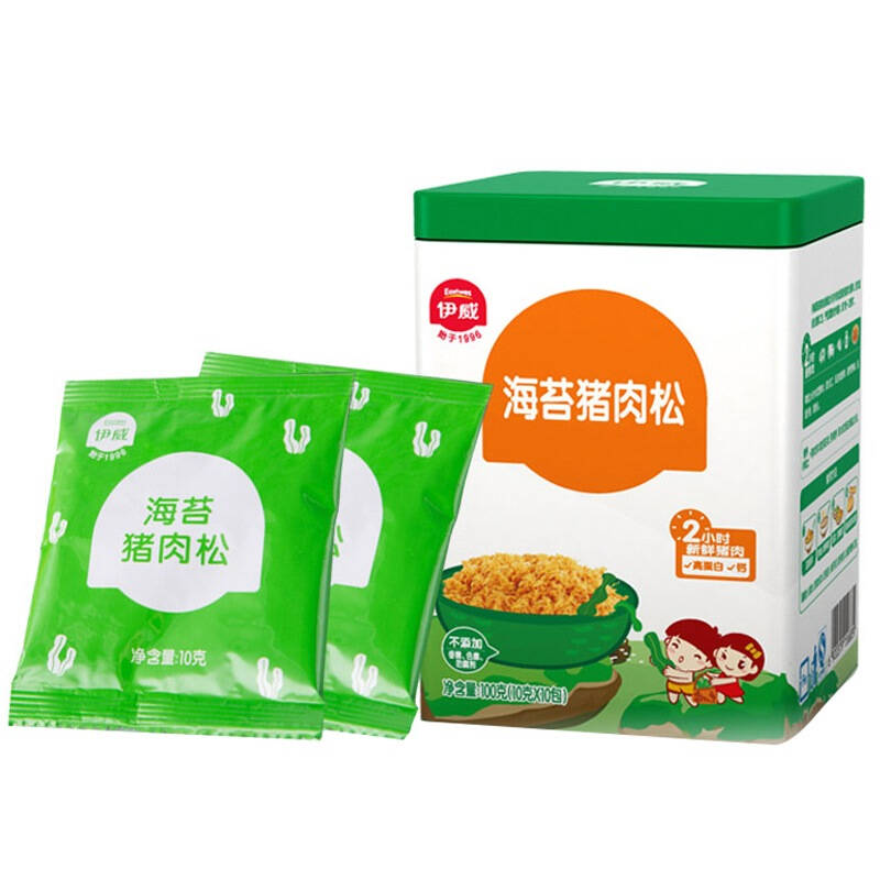 【京东超市】伊威(eastwes) 海苔猪肉松100g