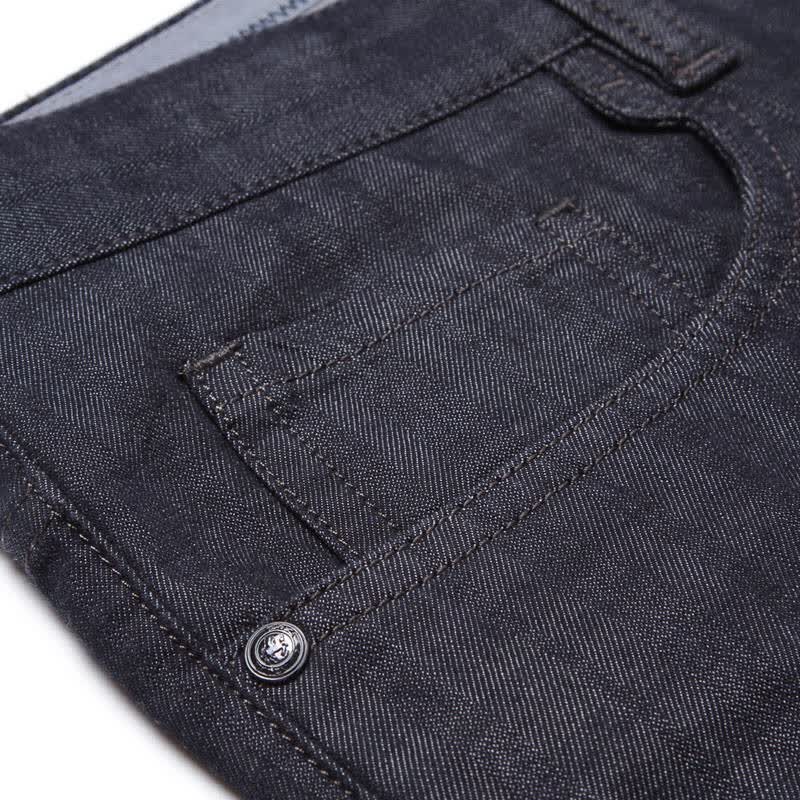 satchi/沙驰商务 休闲绅士牛仔裤 男士长裤子813133073 牛仔蓝 35