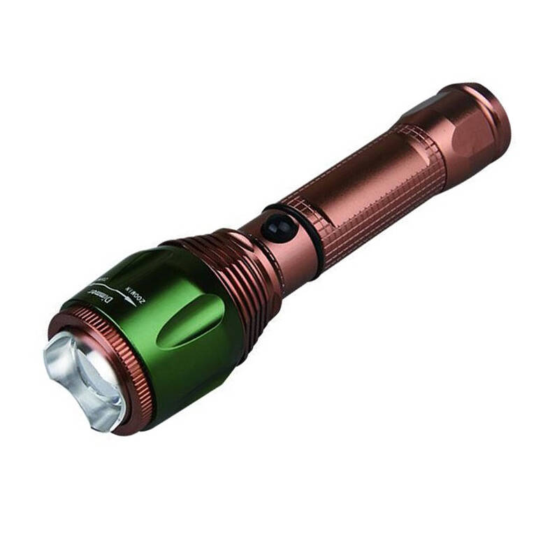京东物流 货到付款 小野人a6变焦强光大功率手电筒配18650 专用锂电池