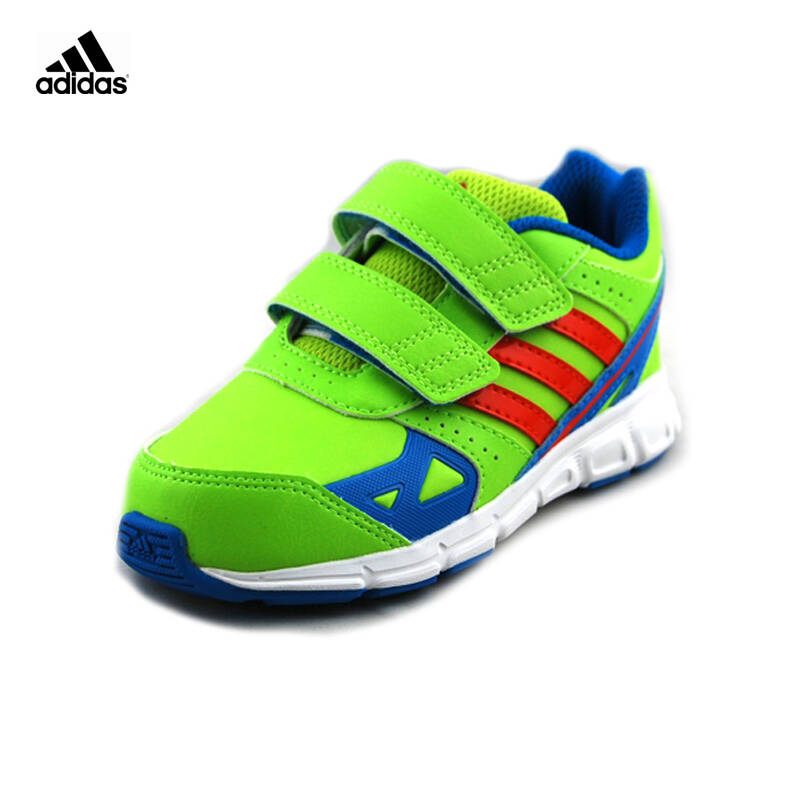 adidas阿迪达斯童鞋 男童轻便跑步运动鞋d67284 d67484 绿色d67284 8.