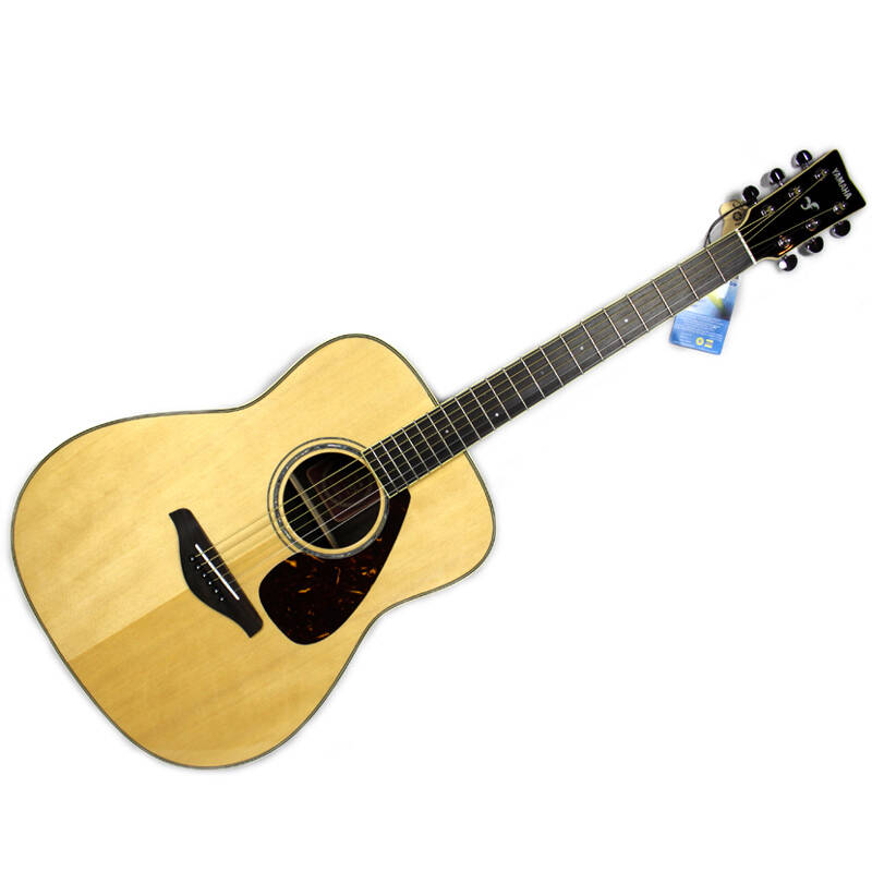 雅马哈yamaha fg730s单板民谣吉他 41寸高档单板云杉木吉他 面单吉他