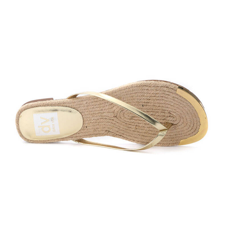 dolce vita女士金色平底凉鞋dillon dvmw-01387 gold 金色 7