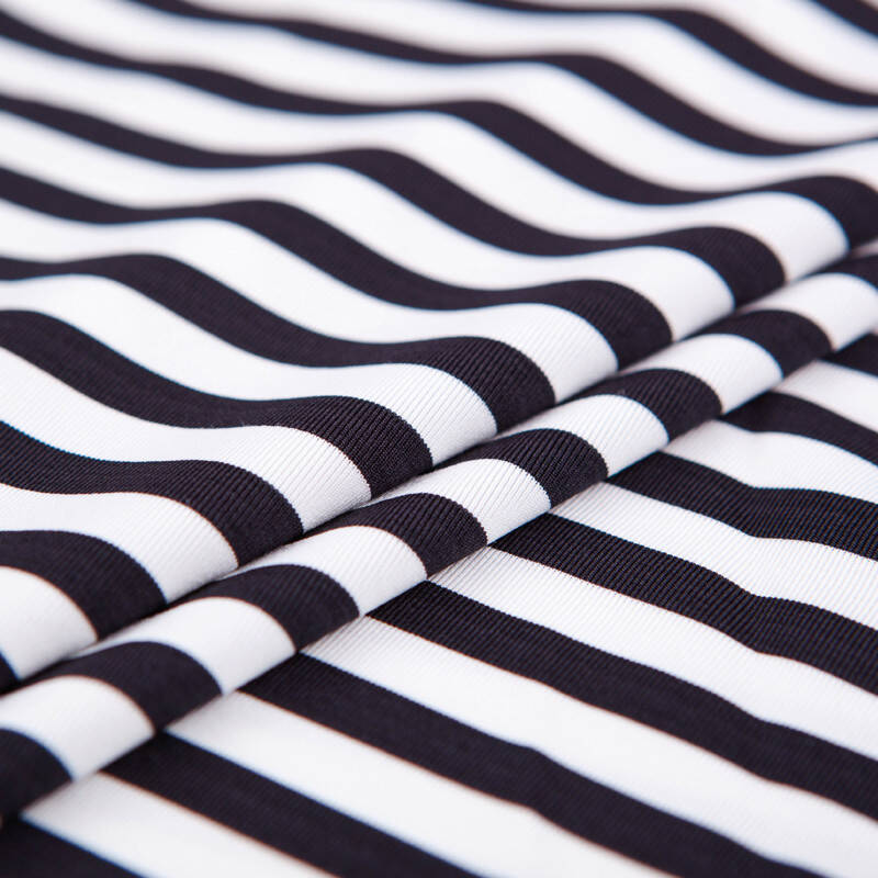 page one/佩吉 2015夏季女装欧美风时尚细横条纹t恤233304 黑白 m/160