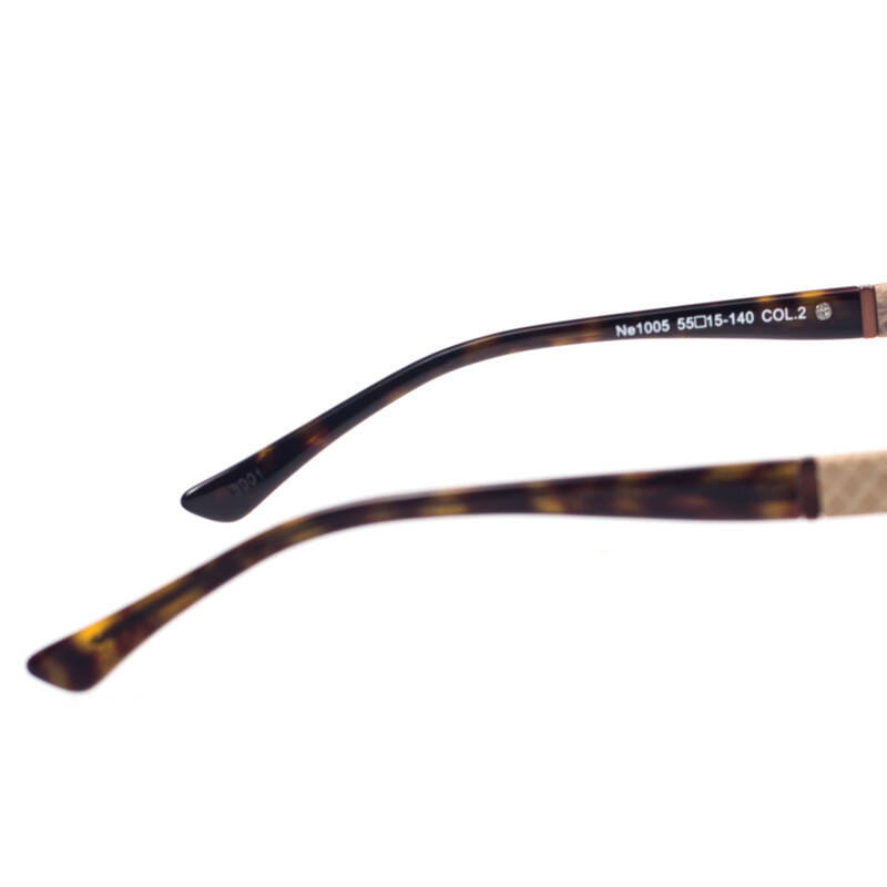 aojo专柜正品 时尚板材眼镜镜腿格纹压花设计 时尚休闲眼镜 ne1005