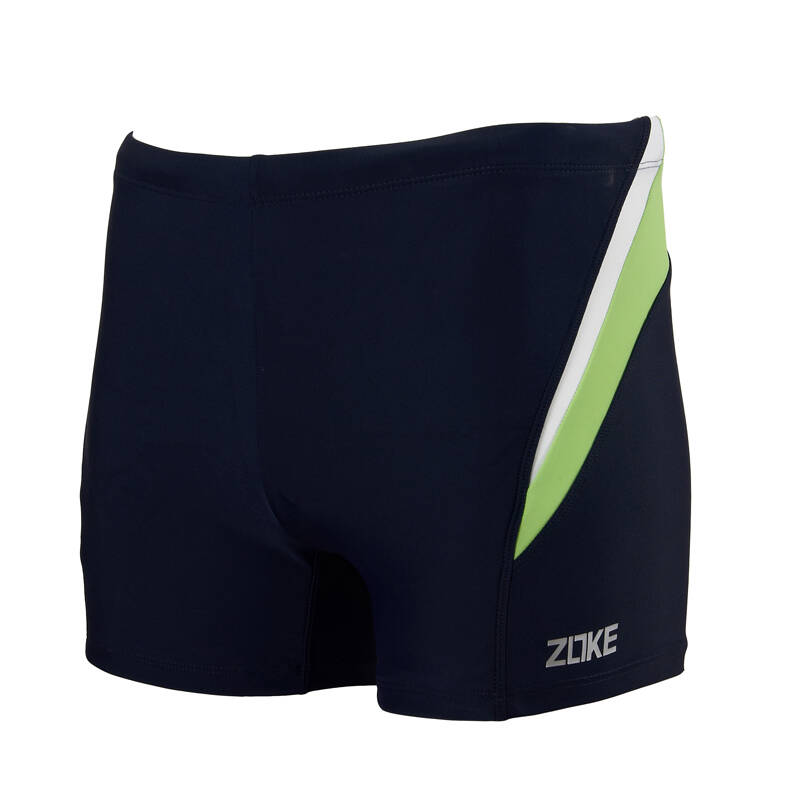 zoke洲克泳裤新款平角时尚低腰 温泉游泳裤男士平角111502225泳衣