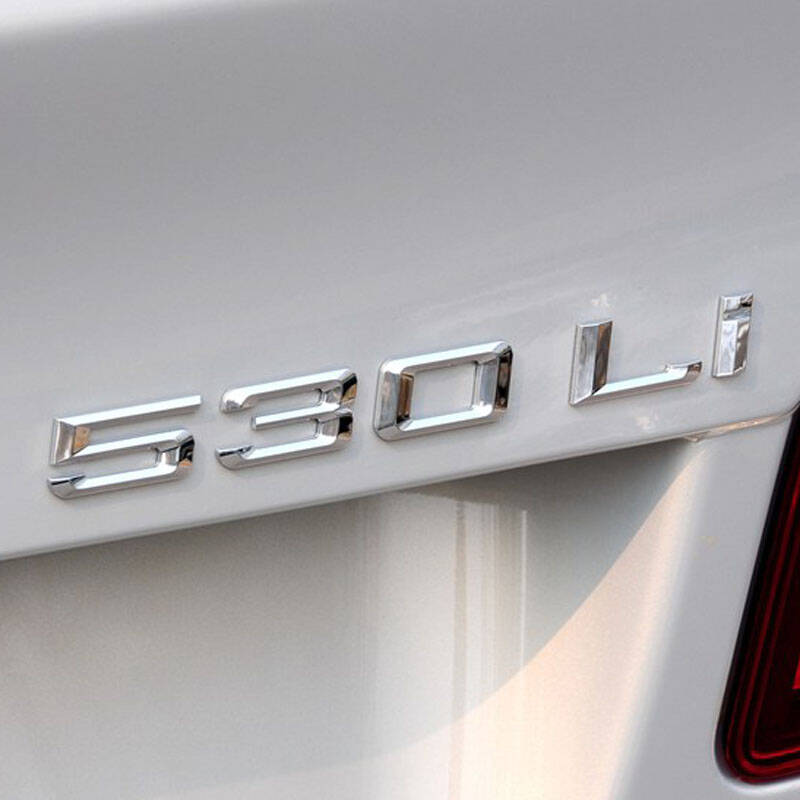 车标523li标志525li字牌528li尾标字标后备箱车贴数字 单买530li车标