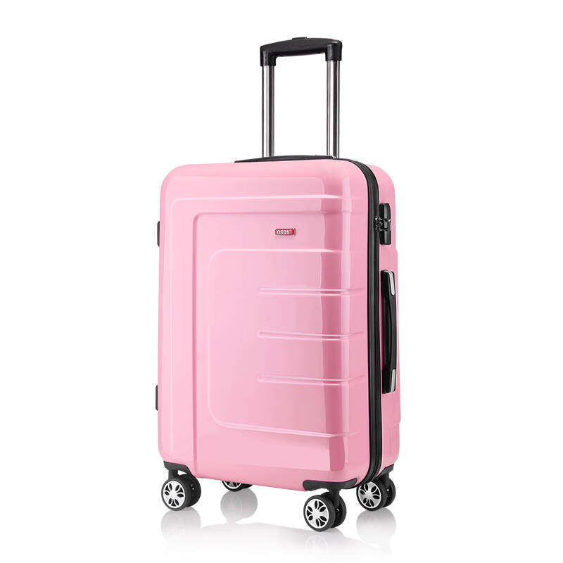 osdy20寸男女登机箱24寸拉杆密码箱a913 粉色 24寸