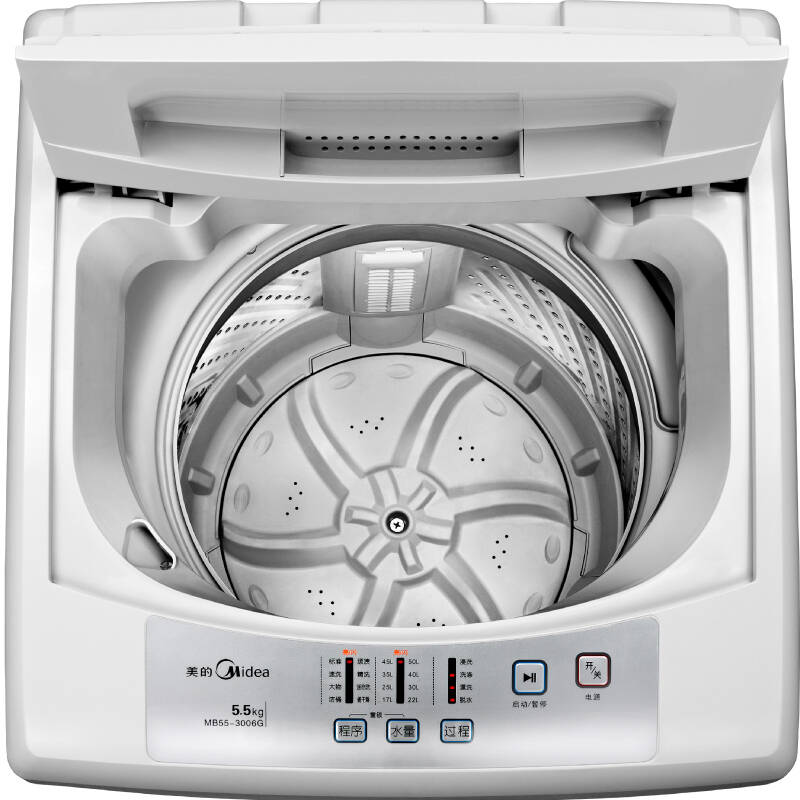 美的(midea)全自动波轮洗衣机mb55-3006g 5.5公斤