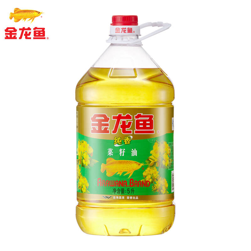 金龙鱼 纯香菜籽油 5l