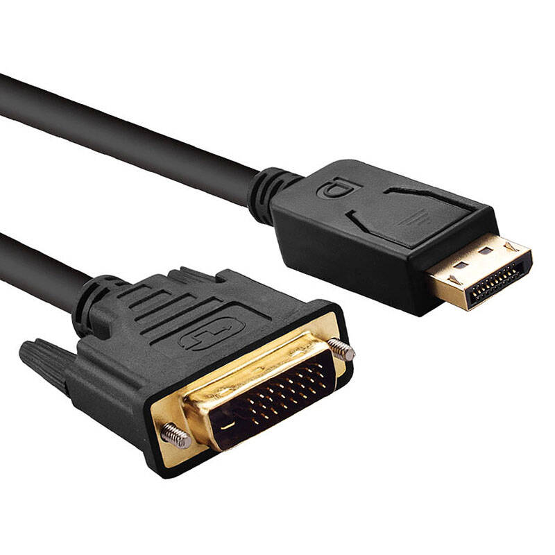 达而稳(dorewin)displayport/dp转dvi线转接头母电脑显示器转接线 黑