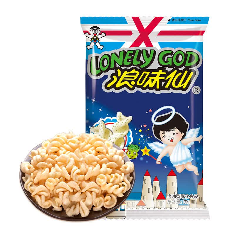 旺旺浪味仙 膨化食品 零食薯片 蔬菜味 70g【图片 价格 品牌 报价】-京东