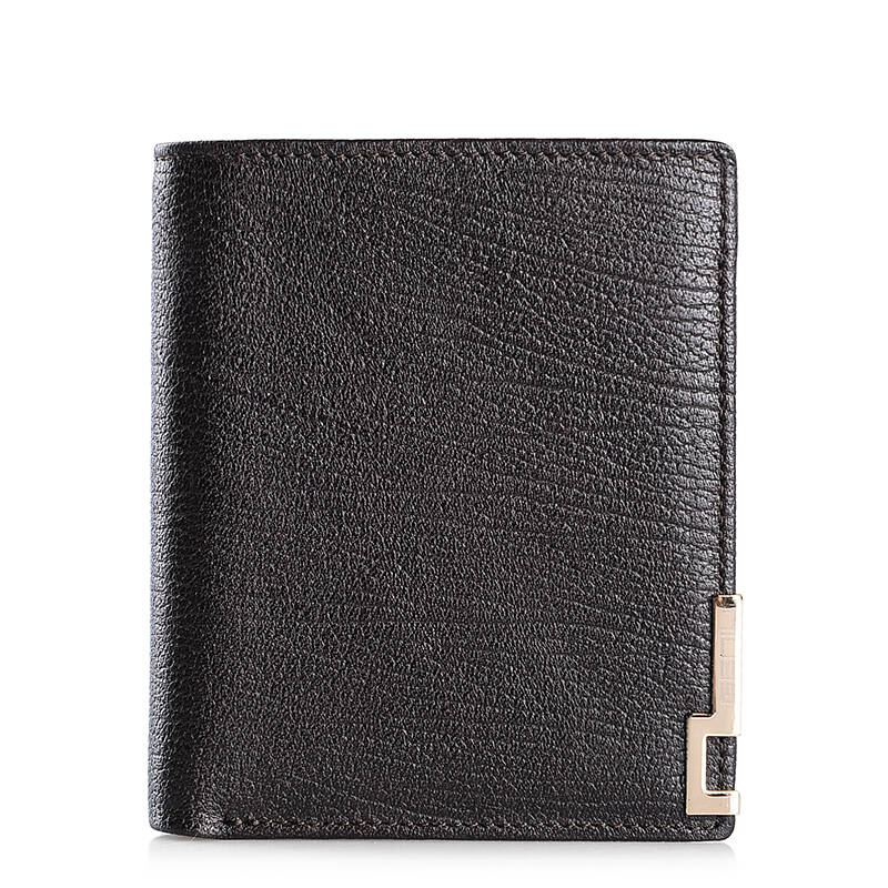 牛将军(geniu)钱包 男士短款牛皮皮夹商务牛皮超薄钱夹 2120481 原皮