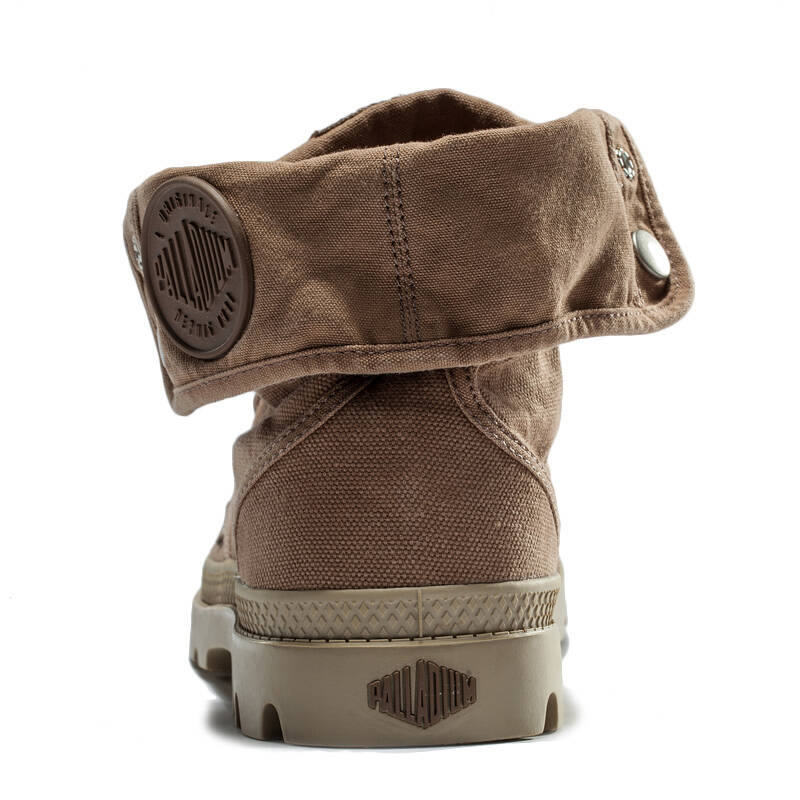 帕拉丁 palladium 翻帮男休闲鞋 baggy 02353 深米色 41