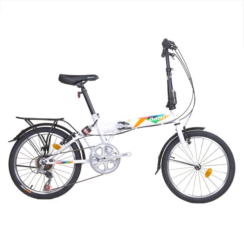 battle/邦德富士达便携折叠车自行车20寸成人/男女学生变速自行车单车