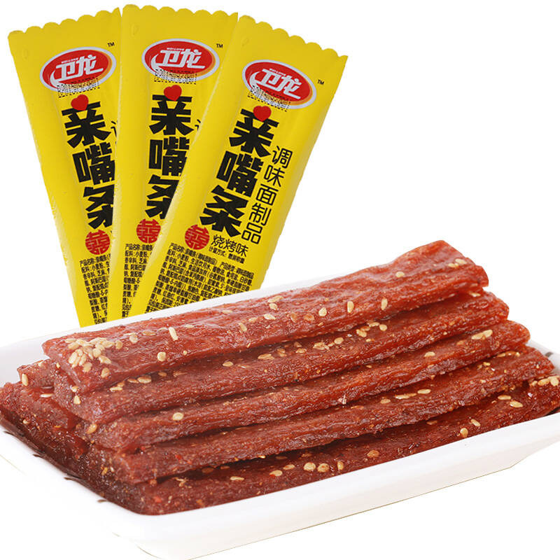卫龙 亲嘴条 烧烤味 22g*3