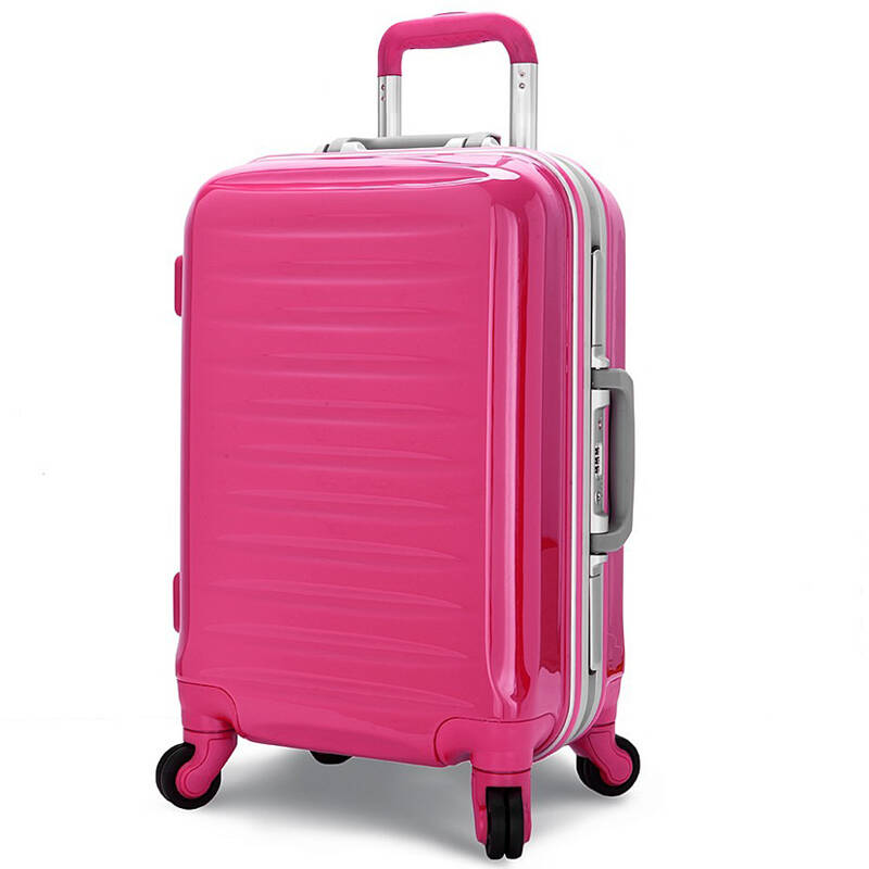 天奴诗顿tnsdtanu拉杆箱万向轮男女20/22/24/28寸行李旅行箱 竖纹亮丽