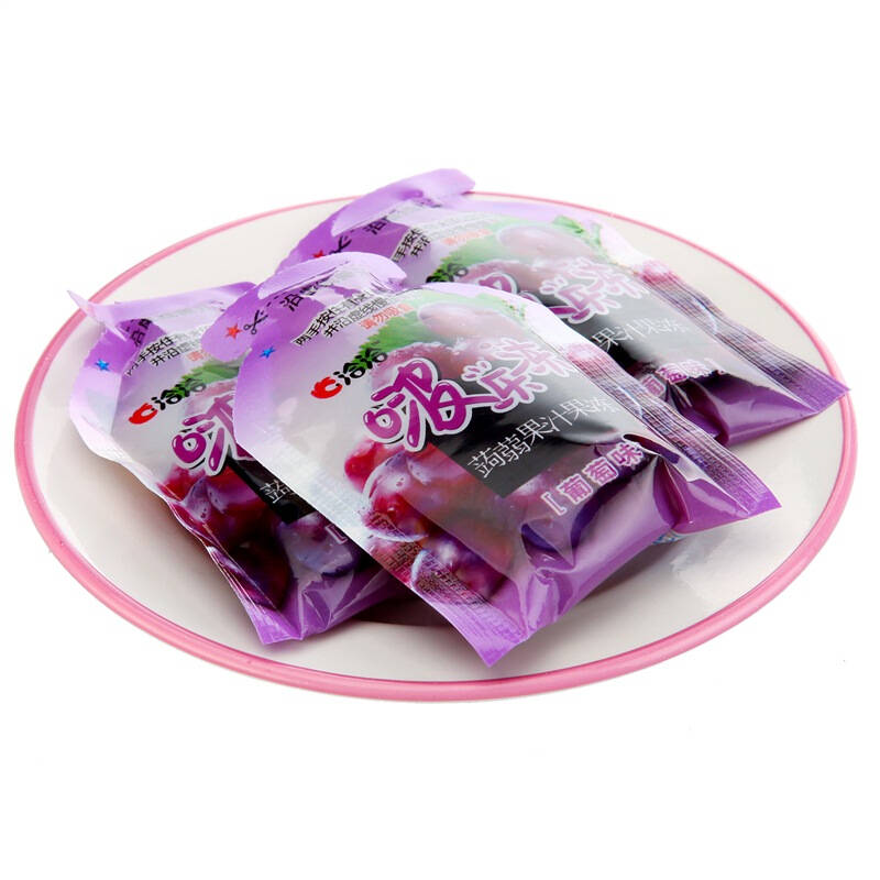 洽洽 啵乐冻 蒟蒻果汁果冻 葡萄味 120g/袋